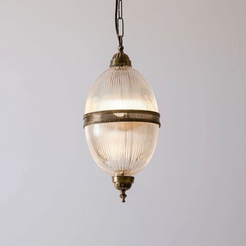 Plafoniera ovale ottone - in,