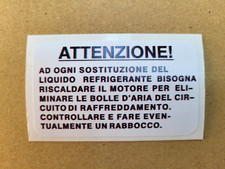 Adesivo ATTENZIONE! per