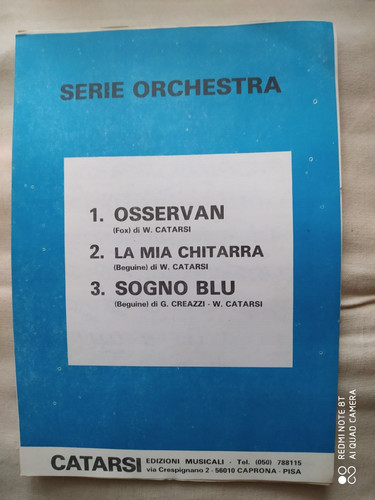 Catarsi serie orchestra - w., "serie
