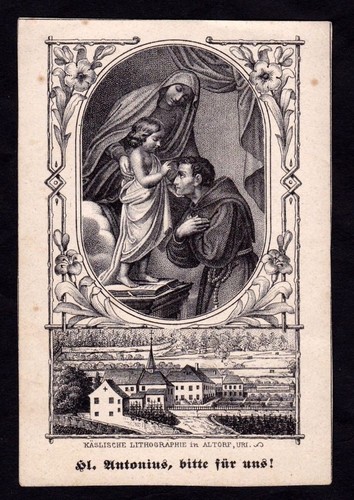 Santino incisione antonio - s.,