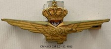 REGIA AERONAUTICA DISTINTIVO PER PILOTA MILITARE D’AEROPLANO AQUILA BREVETTO