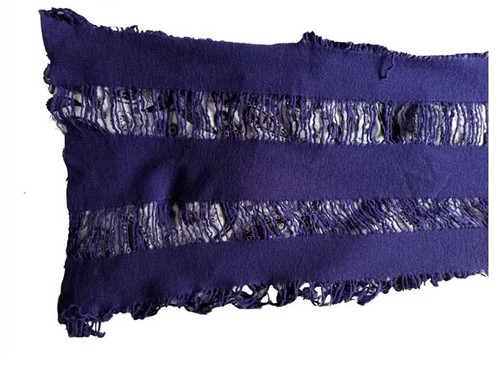 écharpe laine violet de - laine,