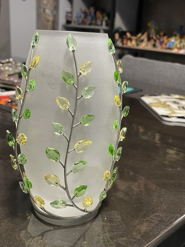 Swarovski vaso foglie - swarovski,