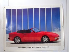 PORSCHE 944 S 2 CABRIOLET MANIFESTO PUBBLICITARIO AFFICHES ORIGINALE 1989 (5)