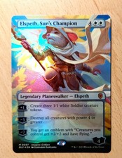 Mtg Magic: FOIL Elspeth, Scelto del Sole, Sun's Champion, Special Full Art