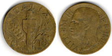 Italia 10 centesimi, 1939