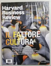 Harvard Business Review Rivista Italia Il fattore culturale Gen/Feb 2018 Libro N