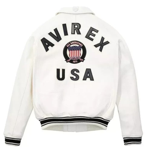Giubbotto uomo avirex bianco - uomo,