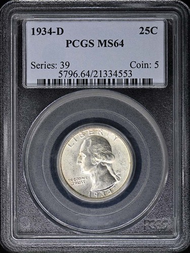 1934 25c washington - 1934-d,
