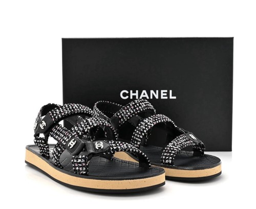 Chanel sandali piatti - sandali, con