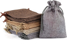 20Pcs Borse Da Viaggio in Juta