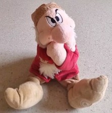 Peluche Walt Disney - BRONTOLO SENZA ETICHETTA - H 25 CM - VINTAGE - FUORI PROD.