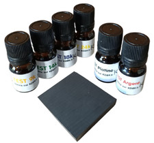 6x Test Tester Oro 9, 14, 18