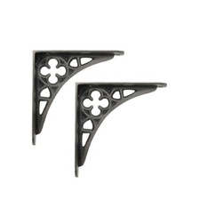 Coppia di staffe per mensole