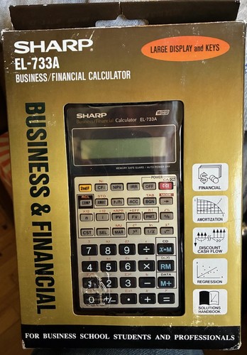 Sharp 733a calcolatrice - sharp,