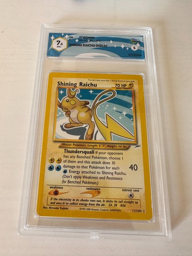Shining raichu pokemon neo - shining,