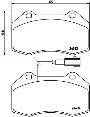 Brembo p23117 kit - brembo,