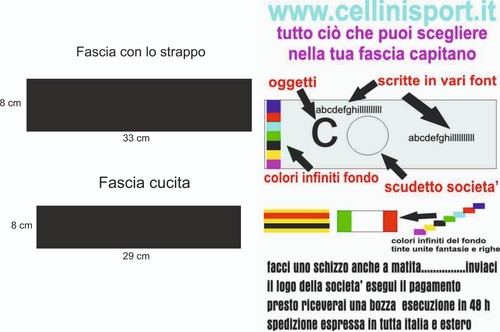Fascia capitano - da,