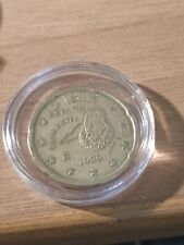 Spagna RARA MONETA 20 CENT. 1999 Cervantes. 