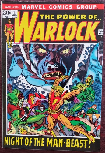 Warlock 8 5 marvel - vf+, (marvel