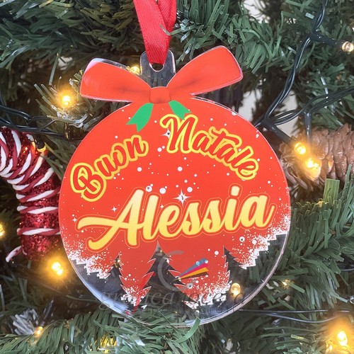 Pallina buon natale - pallina,