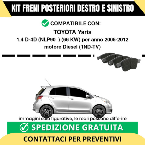 Pastiglie freno posteriori - pastiglie,