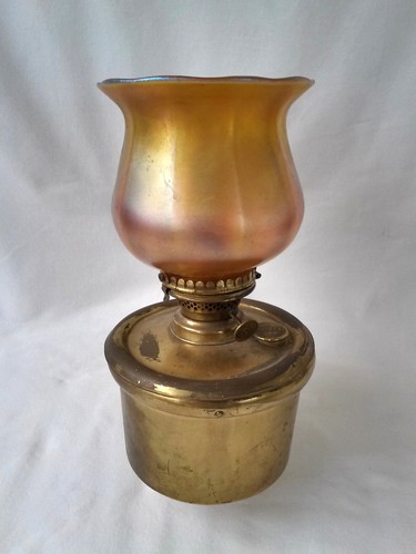 Antico miller lampade - lampade, ottone
