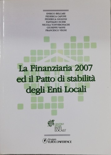 Finanziaria 2007 il - finanziaria, ed