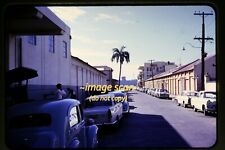 Passenger Ship & Cars at Estoril, Portugal in 1963, Original Slide d15b