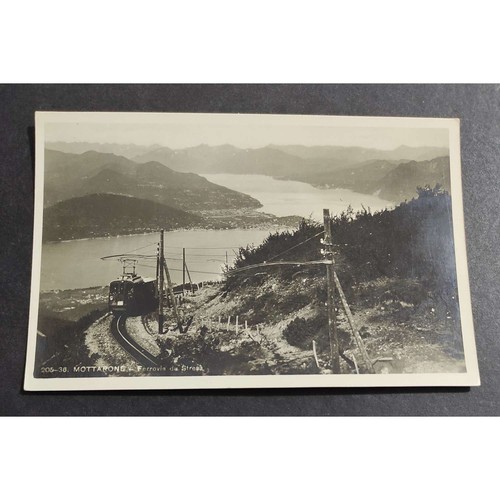 Cartolina mottarone ferrovia - cartolina,