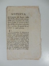 Bifolio volante 1834 - volante,,