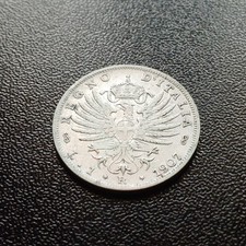 Moneta 1 Lira 1907 Aquila Sabauda Vittorio Emanuele III Lotto 1401