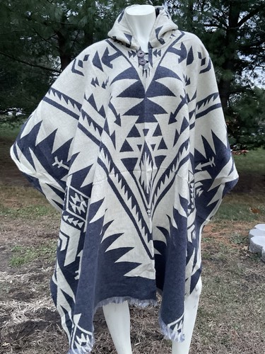 Poncho lana alpaca - poncho,