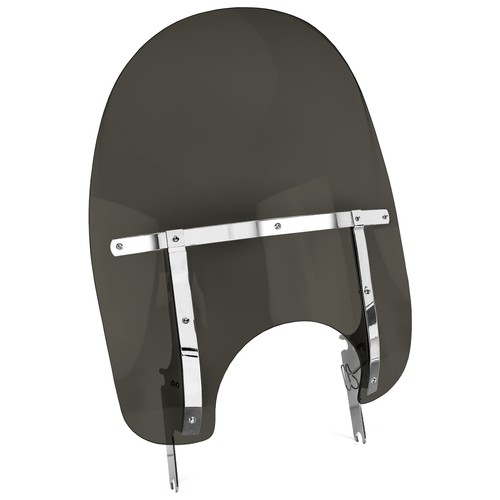 Smoke detachable windshield - detachable,