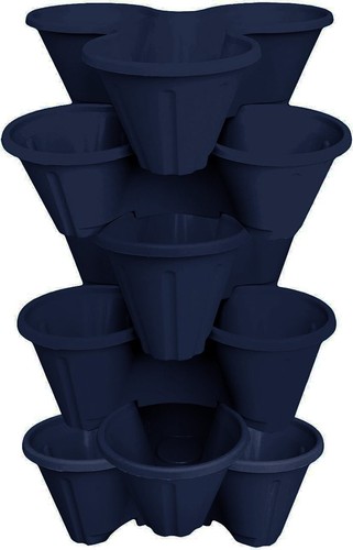 Trio blu fioriera - 6,