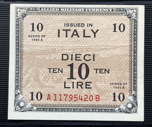Lire serie 1943 - 10, a