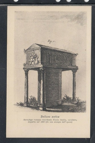 Cartolina belluno antica - cartolina,