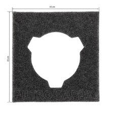 Filtro Spugna Pur Micro Proteggi Motore Vort Quadro Vortice 15 Cm 1.186.047.015
