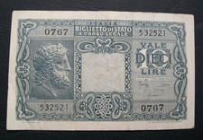 10 lire GIOVE. LUOGOTENENZA 23