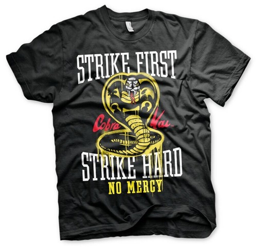 Shirt cobra kai strike first - kai,