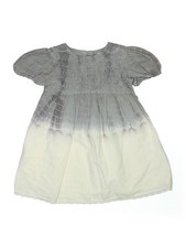 ZARA Girls Grey White Ombre