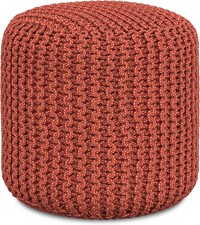 Pouf rotondo in maglia