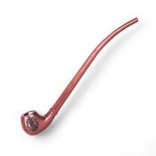 Pipa tabacco da fumo Signore degli Anelli barba albero legno ciliegio lucido Gandalf