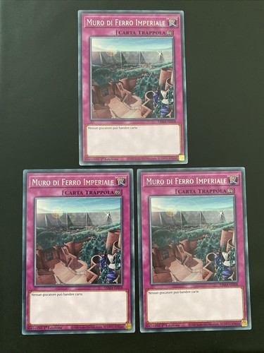 Set 3 rara ita 1ed - yu-gi-oh!,