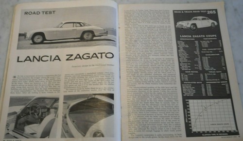 1960 road track - 11/1960, lancia