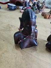 Statue Africane Intagliate Finemente Ebano