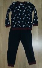 lotto 431b pigiama bimbo bambino TEZENIS righe rosse 8/9 anni