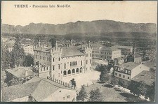 THIENE PANORAMA LATO NORD EST cartolina non viaggiata Vicenza