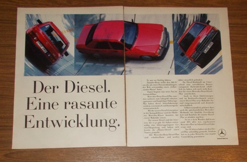 Rara pubblicità mercedes 190 - rara,