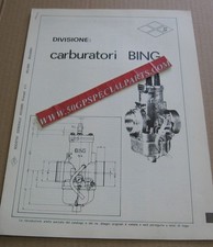 BING CARBURATORI PARTI RICAMBIO N.8 PAGINE